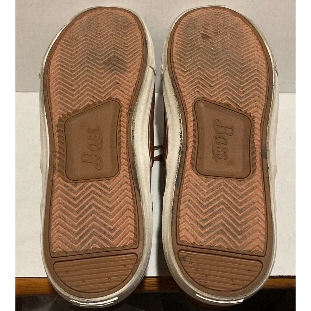 Bass Men’s 12 Brown Faux Leather Shoes Everyday Wear